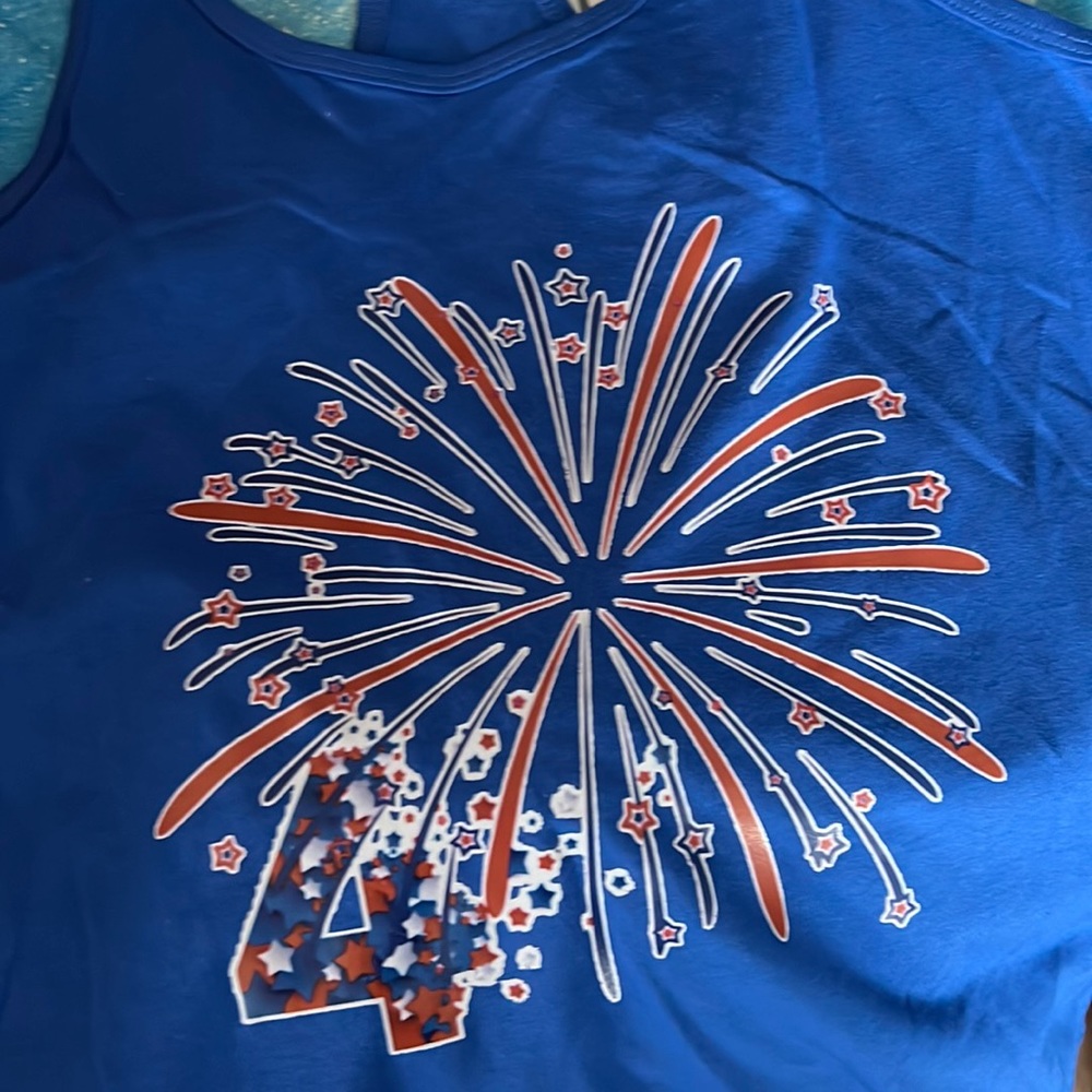 4th of July tank top